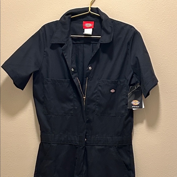 Dickies Pants - Dickies Black Short Sleeve Jumpsuit